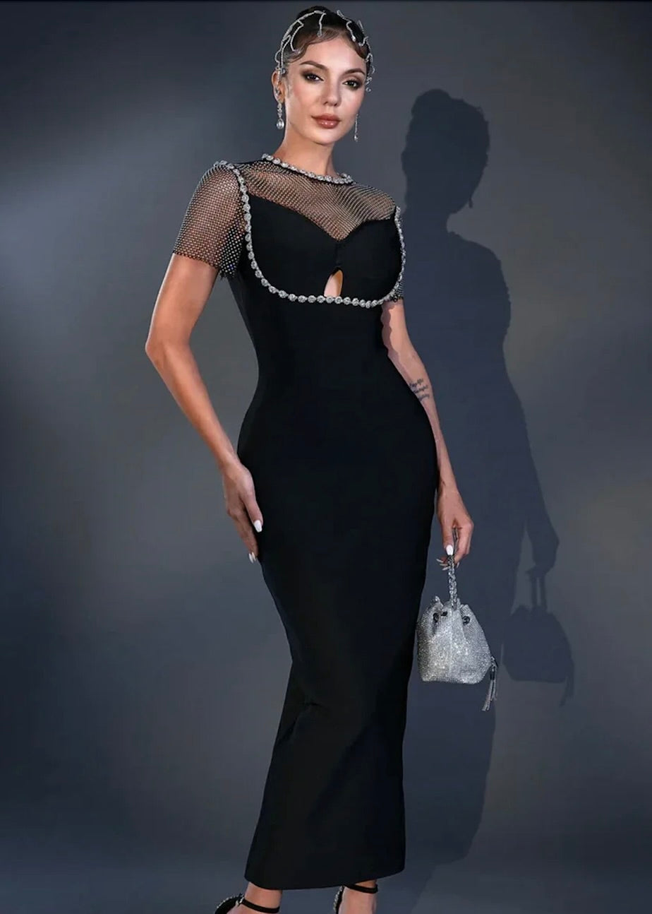 Irish Maxi Bandage Dress