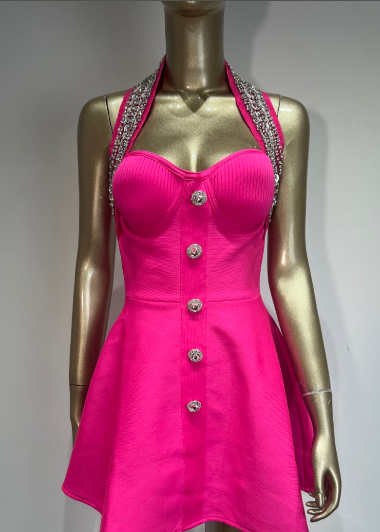 Montana Halter Mini Dress