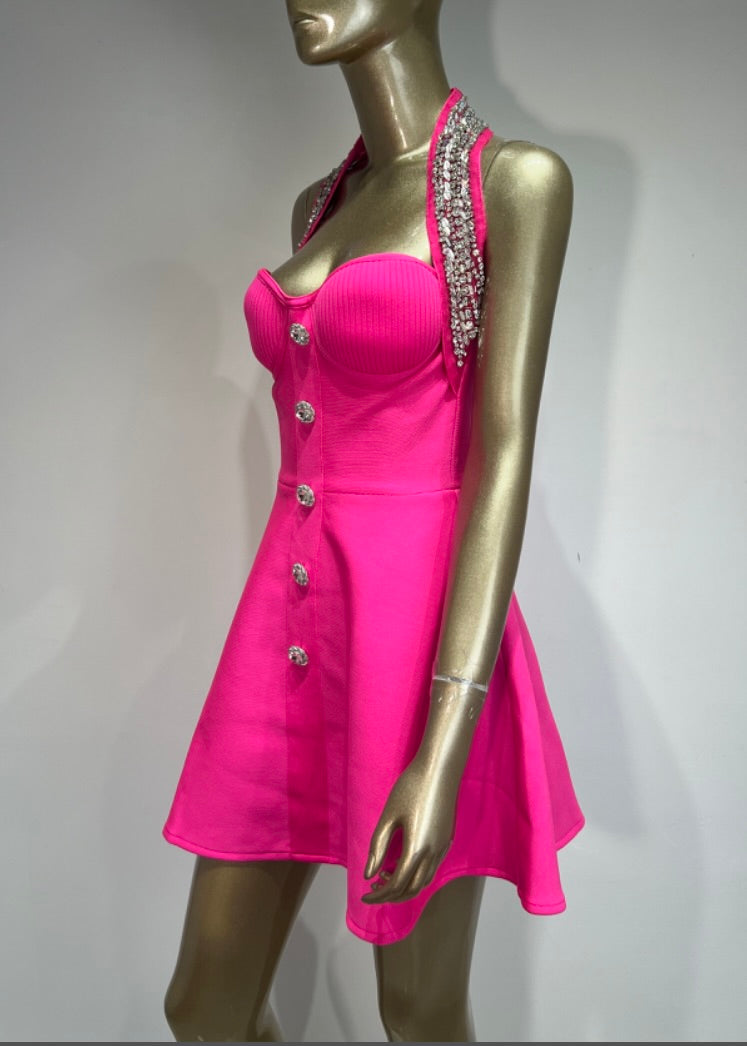 Montana Halter Mini Dress