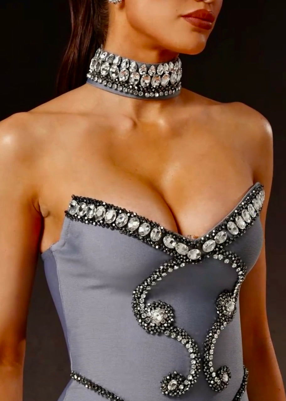 Arianna Bandage Maxi Dress