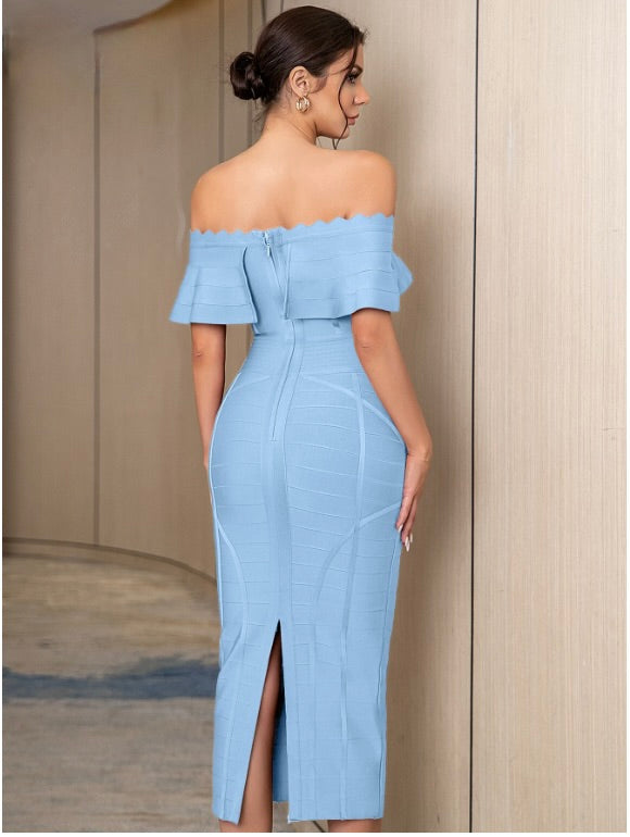 Brandy Off shoulder Dress - OasisPlug