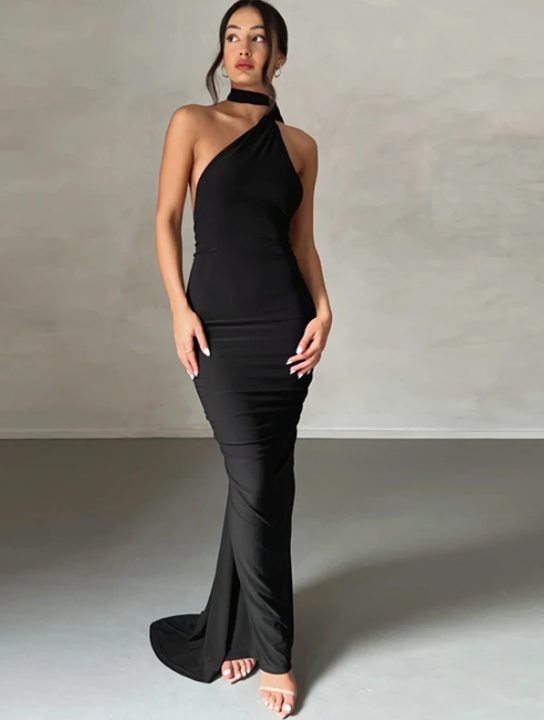 Ayra Maxi Dress - Black