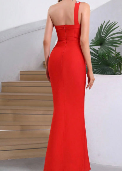 Clara Bandage Dress-Red