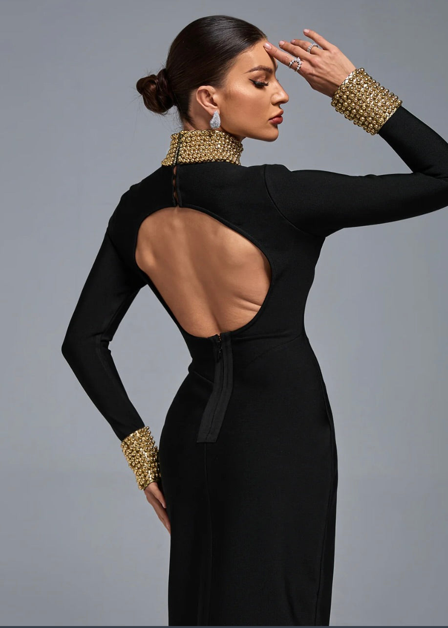 Tara Open Back Bandage Dress