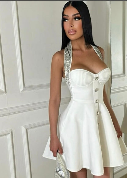 Montana Halter Mini Dress